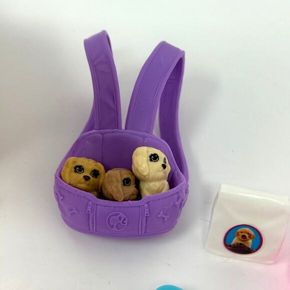 Barbie Newborn Pups Playset 14 Piece Accessories Set BARBIE DOLL NOT INCLUDED - Picture 8 of 16